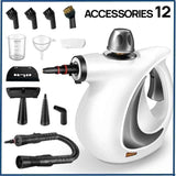 multifunctional steam cleaner, high-pressure steam cleaner, home cleaning Australia, air conditioner cleaner, kitchen range hood cleaner, chemical-free cleaning, steam sanitizer - White - Size A12-piece set In Australia - Darrahopens