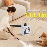 multifunctional steam cleaner, high-pressure steam cleaner, home cleaning Australia, air conditioner cleaner, kitchen range hood cleaner, chemical-free cleaning, steam sanitizer - White - Size A12-piece set