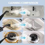 multifunctional steam cleaner, high-pressure steam cleaner, home cleaning Australia, air conditioner cleaner, kitchen range hood cleaner, chemical-free cleaning, steam sanitizer - Yellow - Size A12-piece set