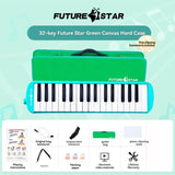 32-key melodica, student melodica, children melodica, beginner musical instrument, classroom instrument, melodica with blow-tube, melodica with mouthpiece, kids keyboard harmonica, school music supply, melodica for kids Australia - Blue - Size 32