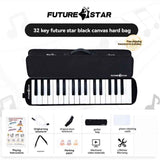 32-key melodica, student melodica, children melodica, beginner musical instrument, classroom instrument, melodica with blow-tube, melodica with mouthpiece, kids keyboard harmonica, school music supply, melodica for kids Australia - Pink - Size 32