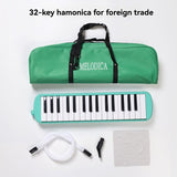 32-key melodica, 37-key melodica, student melodica, beginner melodica, musical instrument, music education, portable instrument, Australian students, classroom music - Black - Size 32