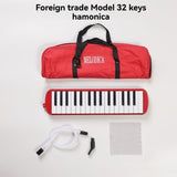 32-key melodica, 37-key melodica, student melodica, beginner melodica, musical instrument, music education, portable instrument, Australian students, classroom music - Black - Size 32