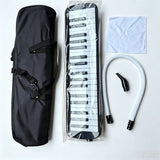 32-key melodica, 37-key melodica, student melodica, beginner melodica, musical instrument, music education, portable instrument, Australian students, classroom music - Green - Size 32