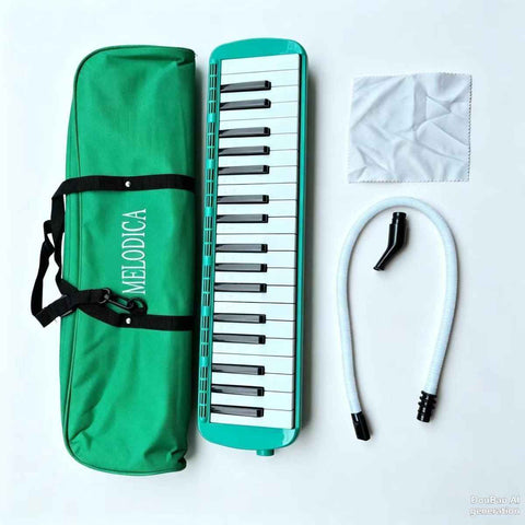 32-key melodica, 37-key melodica, student melodica, beginner melodica, musical instrument, music education, portable instrument, Australian students, classroom music - Green - Size 37 In Australia - Darrahopens