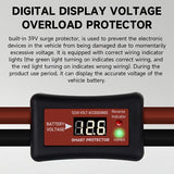 battery jumper cables, 3000A jumper cables, heavy duty jumper cables, car battery starter cables, vehicle jump start kit, surge protected jumper cables, digital voltage display cables, 4WD recovery tools, emergency road kit Australia - Red - Size 5m