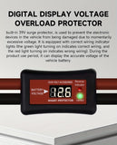 battery jumper cables, 3000A jumper cables, heavy duty jumper cables, car battery starter cables, vehicle jump start kit, surge protected jumper cables, digital voltage display cables, 4WD recovery tools, emergency road kit Australia - Red - Size 5m