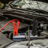 battery jumper cables, 3000A jumper cables, heavy duty jumper cables, car battery starter cables, vehicle jump start kit, surge protected jumper cables, digital voltage display cables, 4WD recovery tools, emergency road kit Australia - Red - Size 5m