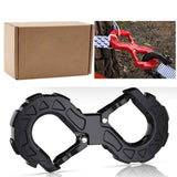 red heavy-duty S-shaped trailer tow hook, G80 steel, 14968.55 kg load capacity, off-road rescue, truck towing, SUV tow hook, vehicle recovery, self-locking tongue - Black - Size S In Australia - Darrahopens