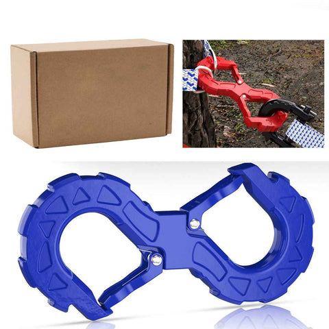 red heavy-duty S-shaped trailer tow hook, G80 steel, 14968.55 kg load capacity, off-road rescue, truck towing, SUV tow hook, vehicle recovery, self-locking tongue - Blue - Size S In Australia - Darrahopens