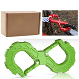 red heavy-duty S-shaped trailer tow hook, G80 steel, 14968.55 kg load capacity, off-road rescue, truck towing, SUV tow hook, vehicle recovery, self-locking tongue - Green - Size S In Australia - Darrahopens