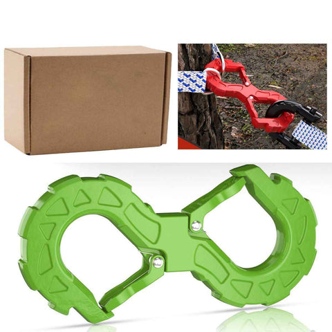 red heavy-duty S-shaped trailer tow hook, G80 steel, 14968.55 kg load capacity, off-road rescue, truck towing, SUV tow hook, vehicle recovery, self-locking tongue - Green - Size S In Australia - Darrahopens