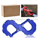 red heavy-duty S-shaped trailer tow hook, G80 steel, 14968.55 kg load capacity, off-road rescue, truck towing, SUV tow hook, vehicle recovery, self-locking tongue - Green - Size S