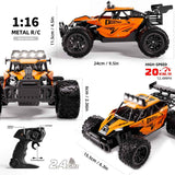 1:16 metal RC car, high-speed drifting, off-road racing car, boys toy car, 2.4GHz remote control, outdoor play toy, drift car, remote control car for kids, Australian toy - Black - Size variable speed In Australia - Darrahopens