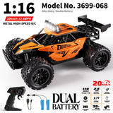 1:16 metal RC car, high-speed drifting, off-road racing car, boys toy car, 2.4GHz remote control, outdoor play toy, drift car, remote control car for kids, Australian toy - Black - Size variable speed