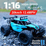 1:16 metal RC car, high-speed drifting, off-road racing car, boys toy car, 2.4GHz remote control, outdoor play toy, drift car, remote control car for kids, Australian toy - Blue - Size variable speed In Australia - Darrahopens