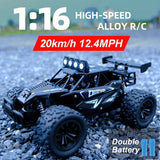 1:16 metal RC car, high-speed drifting, off-road racing car, boys toy car, 2.4GHz remote control, outdoor play toy, drift car, remote control car for kids, Australian toy - Blue - Size variable speed