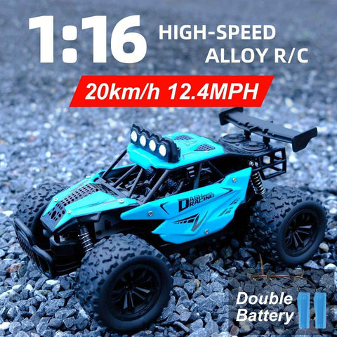 1:16 metal RC car, high-speed drifting, off-road racing car, boys toy car, 2.4GHz remote control, outdoor play toy, drift car, remote control car for kids, Australian toy - Turquoise - Size variable speed In Australia - Darrahopens