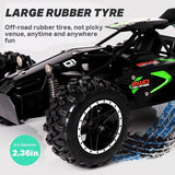2.4G remote control car, high-speed off-road car, remote control toy for kids, four-wheel drive car, RC car with lights, outdoor toy Australia, gift for kids - Black - Size Three-electric systems In Australia - Darrahopens