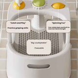 White baby bath seat, activity tray, baby bathing, non-slip bath seat, baby bath toy, Australian baby products, bath safety seat, baby bath essentials