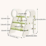 White children's washing stairs, kids bathroom steps, toddler step stool, bathroom stool for kids, child hygiene steps, kids self-care steps, bathroom ladder for kids