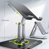Black Silver laptop stand, 360 degree rotatable, ergonomic laptop stand, laptop accessories, adjustable laptop stand, laptop riser, workspace ergonomics, Australian market