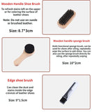 Gold Men's shoe care kit, leather shoe care, men's accessories, shoe care tools, leather case, Australian shoe care, leather polish kit