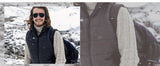 Men'S Heated Vest Electric Heating Gilet Winter Vest Smart Temperature Control - Black - Size L