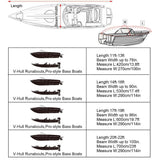 Outdoor V-shaped yacht with dust cover, sunscreen and rainproof boat cover, Teflon boat body protection cover In Australia - Darrahopens