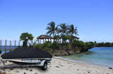 Outdoor V-shaped yacht with dust cover, sunscreen and rainproof boat cover, Teflon boat body protection cover In Australia - Darrahopens