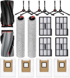 Eufy E28 Omni / E25 Omni Robot Vacuum Cleaner 17-piece Replacement Kit, 1 set of main brushes, 2 roller mops, 6 side brushes, 4 HEPA filters, 4 dust bags