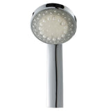 LED Shower Head Battery-Free Shower Head Glowing Shower Head Air Injection - Silver - Size Seven - color variable light