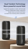 wireless bluetooth speaker, portable speaker, outdoor speaker, waterproof speaker, RGB light speaker, bass heavy speaker, camping speaker, beach speaker, Australia outdoor audio - Black - Size IPX7