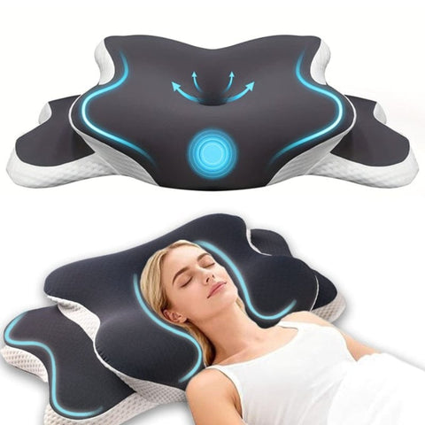 Darrahopens Furniture > Sofas > Sofa Accessories Side Sleeper Neck Pillow | Odor-Free, Light Beige Friendly Design, Comfortable Sleep Posture, Polyester Material, Hand Wash Only