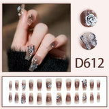 12 boxes / 288 pieces, cool spicy simple French sparkling diamond line sweet style hot-selling wearable jewelry set