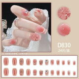12 boxes / 288 pieces, cool spicy simple French sparkling diamond line sweet style hot-selling wearable jewelry set