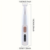 Pet electric clipper dog foot hair trimmer cat foot hair trimmer dog LED light clipper hair trimmer electric clipper h