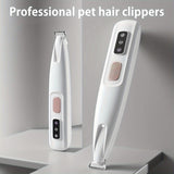 Pet electric clipper dog foot hair trimmer cat foot hair trimmer dog LED light clipper hair trimmer electric clipper h