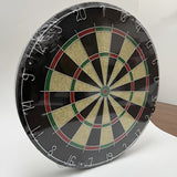 18-inch sisal dartboard, 45cm sisal round net dartboard, digital printed sisal dartboard, sisal dart set, Random 6 types of darts