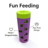 New removable pet slow-food drool toy | chewable snack roller that consumes energy and relieves boredom, suitable for small and medium-sized cats and dogs, suitable for indoor and outdoor scenes