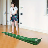 HUAEN Indoor Office Golf Putting Mat, 8-Foot Putting Green, Alignment Guide Included, Lightweight, Men's Golf Equipment In Australia - Darrahopens