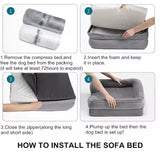 1 piece set XL size 102*80*18cm orthopedic foam dog bed, designed for super large dogs, C-shaped orthopedic dog bed, washable dog sofa bed, with removable cover and non-slip bottom, with supportive foam sofa design, suitable for pet dogs, cats, rabbits, c