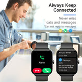 Smartwatch, men's and women's, 4.95cm fitness tracker, supports answering/making calls, wireless sleep tracking / 50 exercise modes, fitness watch, holiday gift, Valentine's Day gift
