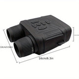 36 megapixel 4K night vision binoculars with infrared function, 7.62 cm high-definition screen, 10x magnification, infrared digital night vision camera can achieve 100% observation in complete darkness, suitable for hunting, farm monitoring, wildlife obse