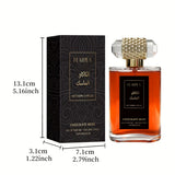 100ml women's perfume, chocolate, vanilla, musk, long-lasting sweet fragrance, women's fragrance spray, body/hair spray, alcohol-free, travel size, easy to carry, alcohol-free, suitable for daily/date/vacation/party, ideal gift for women/birthday gift/Chr