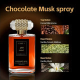 100ml women's perfume, chocolate, vanilla, musk, long-lasting sweet fragrance, women's fragrance spray, body/hair spray, alcohol-free, travel size, easy to carry, alcohol-free, suitable for daily/date/vacation/party, ideal gift for women/birthday gift/Chr