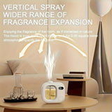 One-button switch, five adjustable intelligent aromatherapy diffuser - suitable for essential oils / perfumes, 500mAh rechargeable battery, USB charging, indoor air freshener, long-lasting home fragrance, smart diffuser with 5 adjustable timer, 500mAh USB