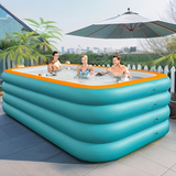 Large inflatable swimming pool, green swimming pool, suitable for home yard, outdoor pool, summer family gathering, must-have pool for playing water In Australia - Darrahopens