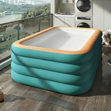 Large inflatable swimming pool, green swimming pool, suitable for home yard, outdoor pool, summer family gathering, must-have pool for playing water In Australia - Darrahopens