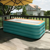 Large inflatable swimming pool, green swimming pool, suitable for home yard, outdoor pool, summer family gathering, must-have pool for playing water In Australia - Darrahopens